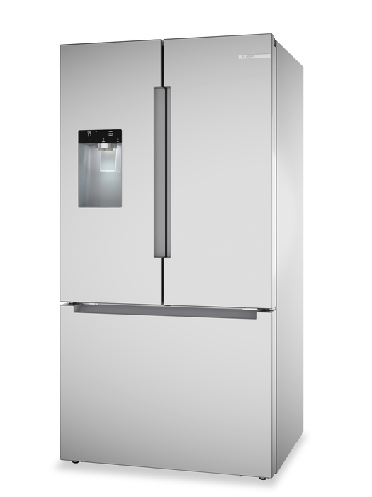 Bosch 36\" Cu. Ft French Door Refrigerator and 4.6 Cu. Ft. Electric Range – Stainless Steel