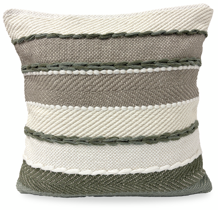 Bavaro Fabric Accent Pillow -Olive