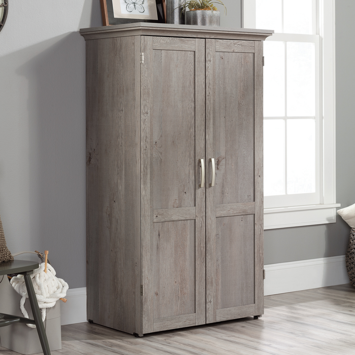 Boon 35.12\" Storage Accent Cabinet with Fold Out Work Surface – Mystic Oak
