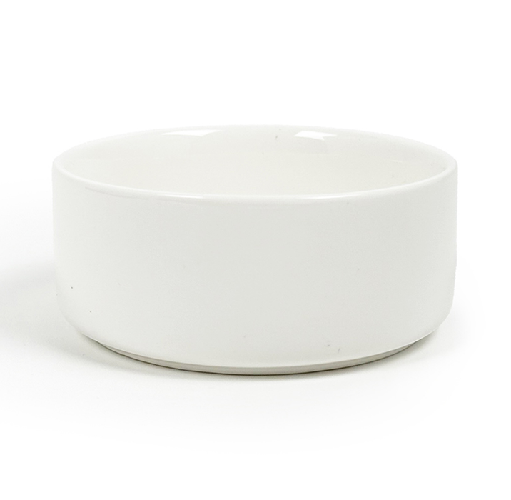S&CO 4-Piece Bowl and Plank Serving Set – Porcelain and Wood