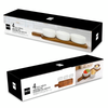 S&CO 4-Piece Bowl and Plank Serving Set – Porcelain and Wood | Ensemble de service S&CO 4 pièces avec bols et planche - porcelaine et bois