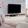 Bromley 81” 2-Piece TV Stand with Credenza for TVs up to 90” – Alabaster Oak | Meuble pour téléviseur Bromley 2 pièces de 81 po avec bahut pour téléviseurs jusqu’à 90 po - chêne albâtre