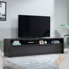 Bromley 81” 2-Piece TV Stand with Credenza for TVs up to 90” – Raven Oak | Meuble pour téléviseur Bromley 2 pièces de 81 po avec bahut pour téléviseurs jusqu’à 90 po - chêne corbeau