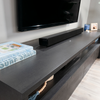 Bromley 81” 2-Piece TV Stand with Credenza for TVs up to 90” – Raven Oak | Meuble pour téléviseur Bromley 2 pièces de 81 po avec bahut pour téléviseurs jusqu’à 90 po - chêne corbeau