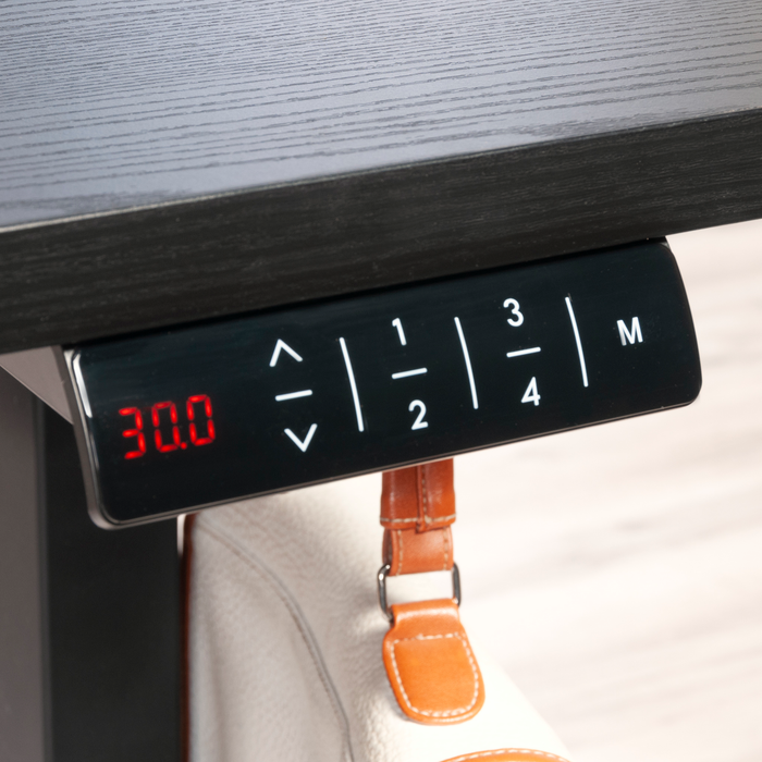 Caelen 47.24\" Adjustable Height Office Desk – Black