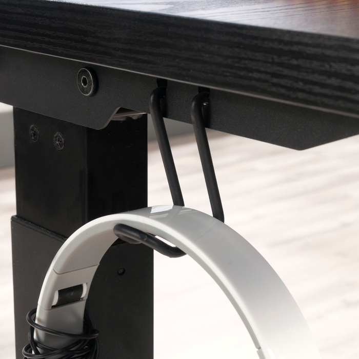 Caelen 47.24\" Adjustable Height Office Desk – Black