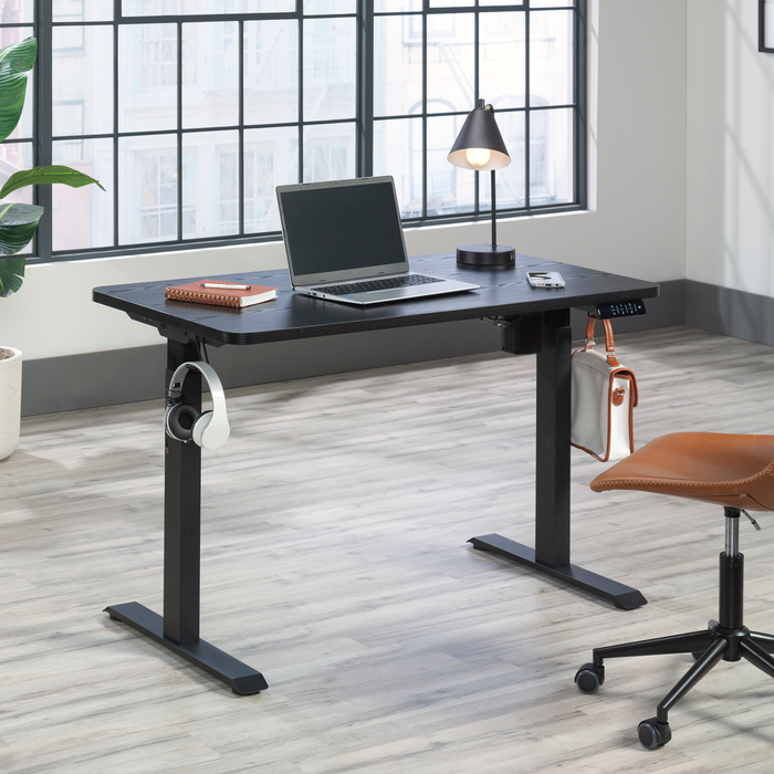 Caelen 47.24\" Adjustable Height Office Desk – Black