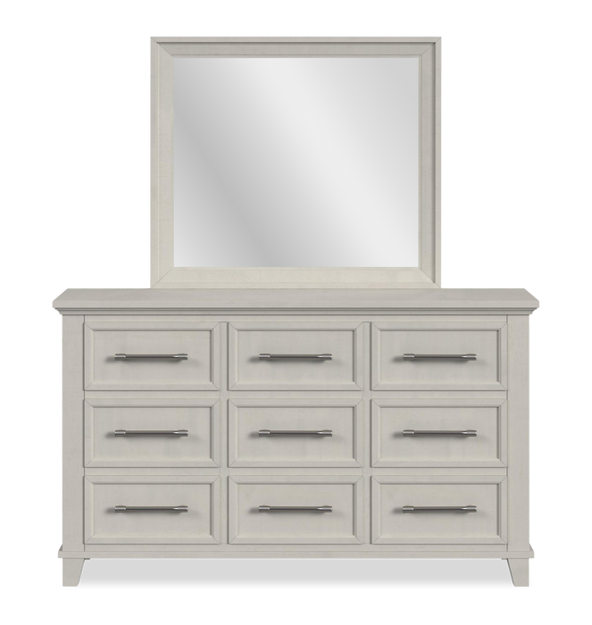 Celine Bedroom Dresser Mirror - Ivory 