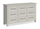 Celine Bedroom 9-Drawer Dresser, 64"W x 38"H - Ivory