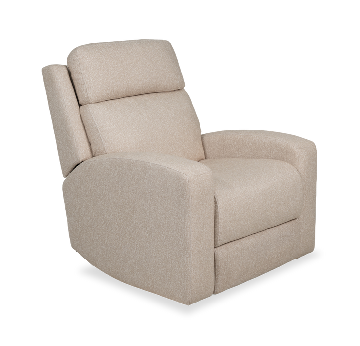 Charlotte 36.6” Fabric Auto Glider Power Reclining Chair with Power Headrest - Sand 