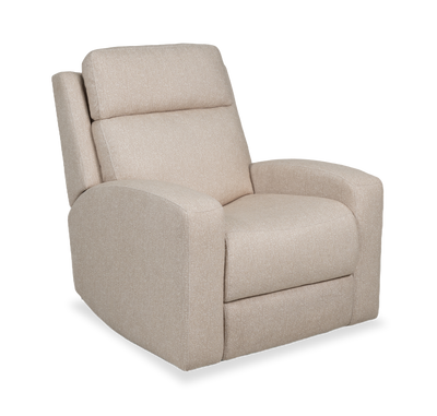 Charlotte 36.6” Fabric Auto Glider Power Reclining Chair with Power Headrest - Sand  | Fauteuil à coulissement automatique et à inclinaison électrique Charlotte de 36,6 po en tissu avec appuie-tête électrique - sable