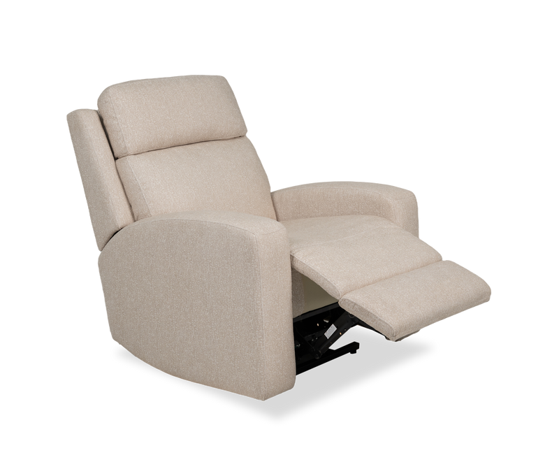 Charlotte 36.6” Fabric Auto Glider Power Reclining Chair with Power Headrest - Sand 