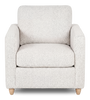 Made in Canada Sofa Lab Customizable Club 36" Fabric Accent Chair with Wood Legs – Teddy Riverrock | Fauteuil d’appoint personnalisable Club de Sofa Lab de 36 po fabriqué au Canada en tissu avec pattes en bois - Teddy Riverrock