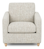 Made in Canada Sofa Lab Customizable Club 36" Fabric Accent Chair with Wood Legs – Rust Accent Fabric | Fauteuil d’appoint personnalisable Club de Sofa Lab de 36 po fabriqué au Canada en tissu avec pattes en bois - tissu décoratif Rust