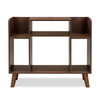 Crosby 35.6” Audio Stand with Open Storage and Cable Management - Walnut | Meuble audio Crosby de 35,6 po avec rangement ouvert et système de gestion des câbles - noyer