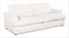 Made in Canada Customizable Sofa Lab Curve 88\" Fabric Sofa – Teddy Snow