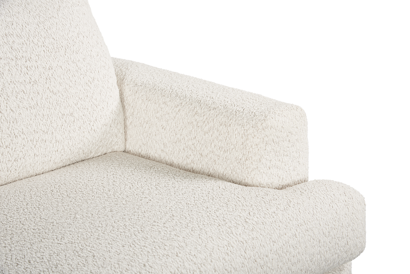 Made in Canada Customizable Sofa Lab Curve 88\" Fabric Sofa – Teddy Riverrock