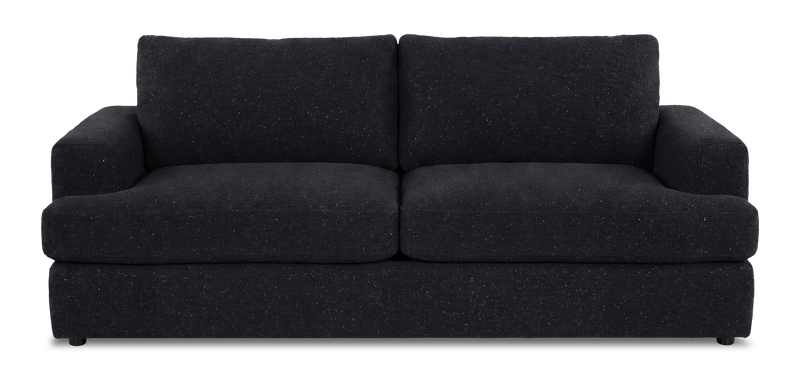 Made in Canada Customizable Sofa Lab Curve 88\" Fabric Sofa – Teddy Raven