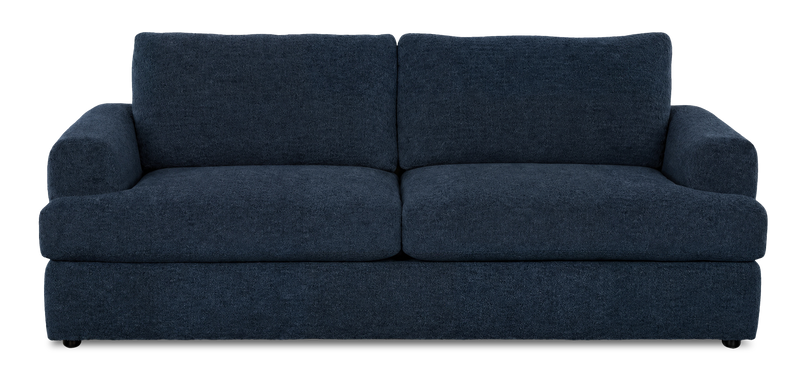 Made in Canada Customizable Sofa Lab Curve 88\" Fabric Sofa – Chenille Pacific