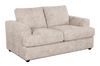 Made in Canada Customizable Sofa Lab Curve 65\" Fabric Loveseat - Plush Parchment