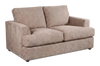Made in Canada Customizable Sofa Lab Curve 65\" Fabric Loveseat - Chenille Praline
