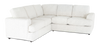 Made in Canada Customizable Sofa Lab Curve 2-Piece Fabric Sectional - Teddy Snow | Sofa sectionnel 2 pièces personnalisable Curve de Sofa Lab fabriqué au Canada en tissu - Teddy Snow