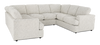 Made in Canada Customizable Sofa Lab Curve U-Shaped Sectional - Teddy Riverrock | Sofa sectionnel en U personnalisable Curve de Sofa Lab fabriqué au Canada en tissu - Teddy Riverrock
