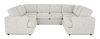 Made in Canada Customizable Sofa Lab Curve U-Shaped Sectional - Teddy Riverrock | Sofa sectionnel en U personnalisable Curve de Sofa Lab fabriqué au Canada en tissu - Teddy Riverrock