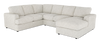 Made in Canada Customizable Sofa Lab Curve 3 Piece Right-Facing Fabric Sectional with Chaise – Teddy Riverrock | Sofa sectionnel de droite 3 pièces avec fauteuil long personnalisable Curve de Sofa Lab fabriqué au Canada en tissu - Teddy Riverrock