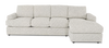 Made in Canada Customizable Sofa Lab Curve Fabric Right-Facing Sofabed Sectional - Teddy Riverrock | Sofa-lit sectionnel de droite personnalisable Curve de Sofa Lab fabriqué au Canada en tissu - Teddy Riverrock