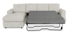 Made in Canada Customizable Sofa Lab Curve Fabric Left-Facing Sofabed Sectional - Teddy Riverrock | Sofa-lit sectionnel de gauche personnalisable Curve de Sofa Lab fabriqué au Canada en tissu - Teddy Riverrock