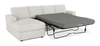 Made in Canada Customizable Sofa Lab Curve Fabric Left-Facing Sofabed Sectional - Teddy Riverrock | Sofa-lit sectionnel de gauche personnalisable Curve de Sofa Lab fabriqué au Canada en tissu - Teddy Riverrock