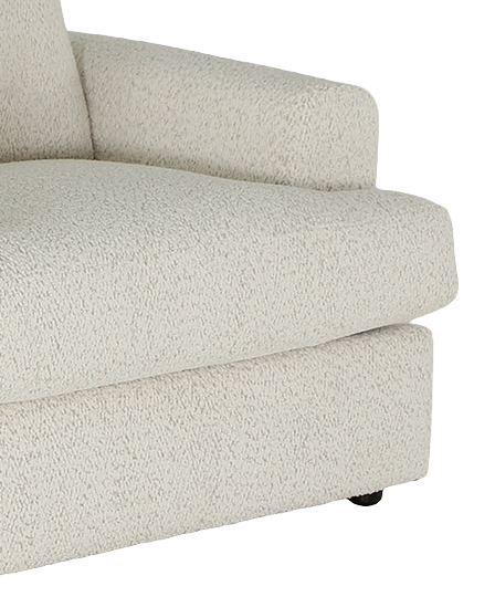 Made in Canada Customizable Sofa Lab Curve 40\" Fabric Chair – Teddy Riverrock