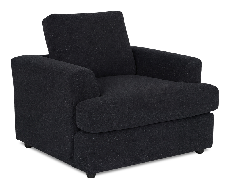 Made in Canada Customizable Sofa Lab Curve 40\" Fabric Chair – Teddy Raven