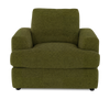 Made in Canada Customizable Sofa Lab Curve 40" Fabric Chair – Chenille Moss | Fauteuil personnalisable Curve de Sofa Lab de 40 po fabriqué au Canada en tissu - Chenille Moss
