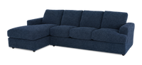 Made in Canada Customizable Sofa Lab Curve Left-Facing Fabric Sofa Chaise – Chenille Pacific