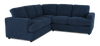 Made in Canada Customizable Sofa Lab Curve 2-Piece Fabric Sectional - Chenille Pacific | Sofa sectionnel 2 pièces personnalisable Curve de Sofa Lab fabriqué au Canada en tissu - Chenille Pacific