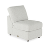 Made in Canada Customizable Sofa Lab Curve 24\" Armless Fabric Chair – Teddy Riverrock