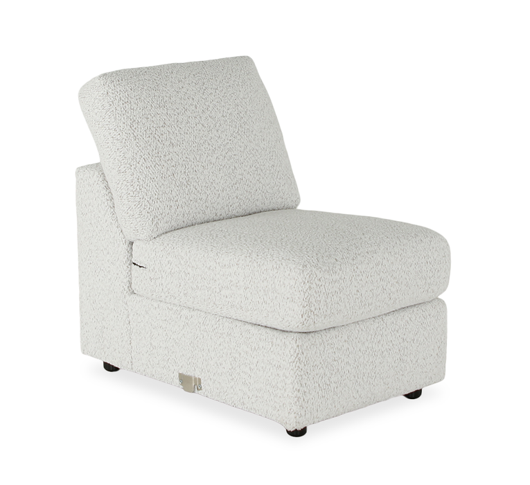 Made in Canada Customizable Sofa Lab Curve 24\" Armless Fabric Chair – Teddy Riverrock