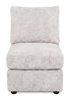 Made in Canada Customizable Sofa Lab Curve 24" Armless Fabric Chair – Plush Oyster | Fauteuil sans accoudoirs personnalisable Curve de Sofa Lab de 24 po fabriqué au Canada en tissu Plush - Plush Oyster