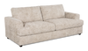 Made in Canada Customizable Sofa Lab Curve 38" Fabric Sofa Bed - Plush Parchment | Sofa-lits personnalisable Curve de Sofa Lab de 38 po fabriqué au Canada en tissu - Plush Parchment
