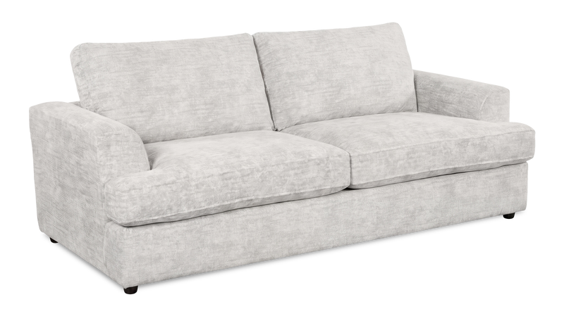 Made in Canada Customizable Sofa Lab Curve 38\" Fabric Sofa Bed - Plush Oyster