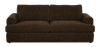 Made in Canada Customizable Sofa Lab Curve 38" Fabric Sofa Bed - Plush Chocolate | Sofa-lits personnalisable Curve de Sofa Lab de 38 po fabriqué au Canada en tissu - Plush Chocolate