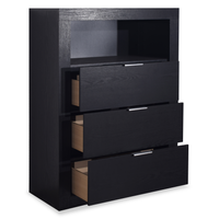 Delta Bedroom Chest of Drawers with Storage Shelf, 3-Drawer, 32