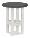 Dena 20” Modern Round End Table – Dove Grey