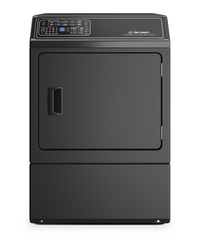 Huebsch 7 Cu. Ft. Electric Dryer with Pet Plus™ - Matte Black - DF7111BE  