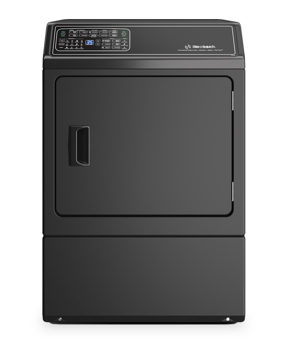 Huebsch 7 Cu. Ft. Electric Dryer with Pet Plus™ - Matte Black - DF7111BE 