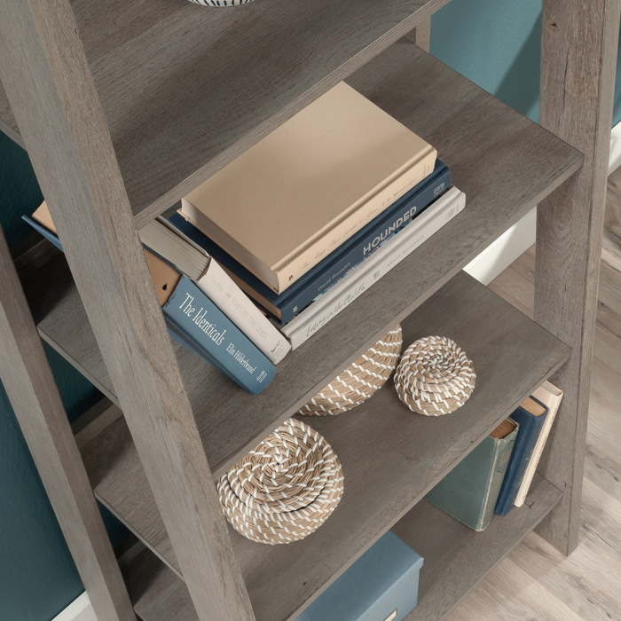 Dixon 23.54” Modern 5-Shelf Bookcase – Mystic Oak