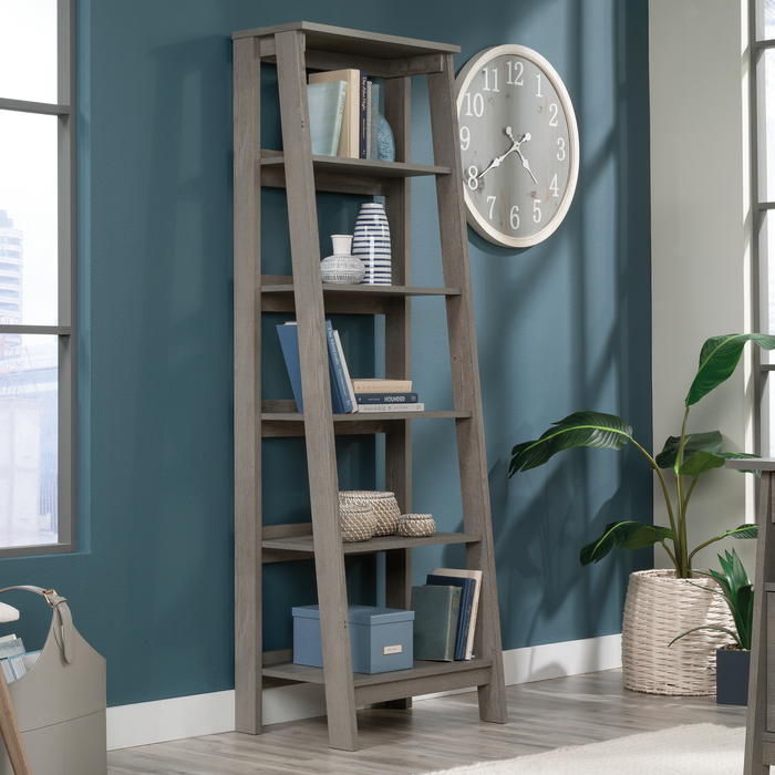 Dixon 23.54” Modern 5-Shelf Bookcase – Mystic Oak