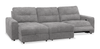 Scott Living Elevate Modular 3-Piece Left-Facing Chenille Fabric Power Reclining and Sliding Sectional - Grey | Sofa sectionnel modulaire à coulissement et inclinaison électriques de gauche Elevate de Scott Living 3 pièces en tissu de chenille - gris